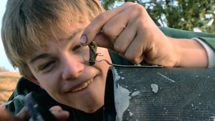 Leonardo DiCaprio como Arnie en Grape en la película que le valió su primera nominación al Oscar