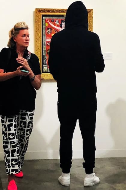 Leonardo DiCaprio en Art Basel 2019