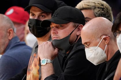 Leonardo DiCaprio fue a ver un partido de la NBA en Los Angeles