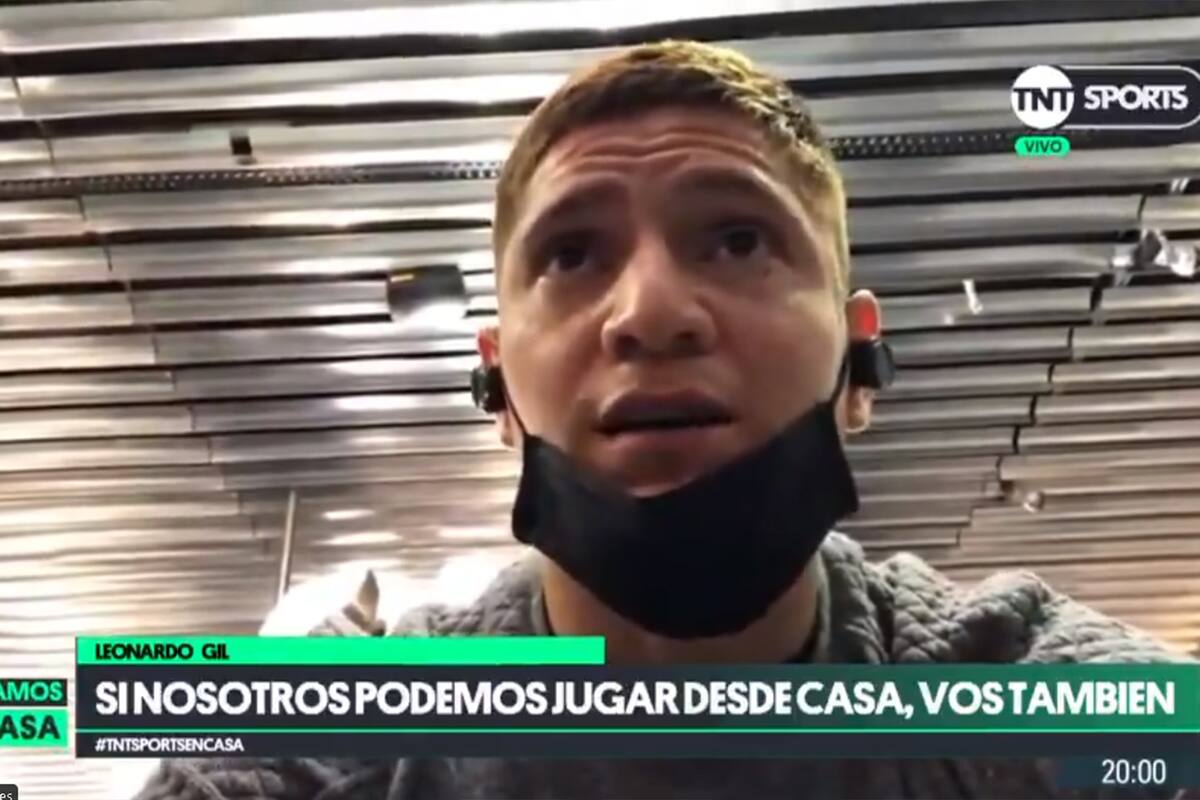 Leonardo Gil, a la espera de regresar a la Argentina