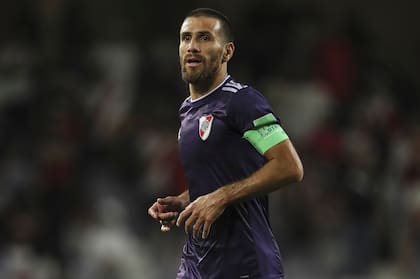 Leonardo Ponzio en el partido ante Al Ain