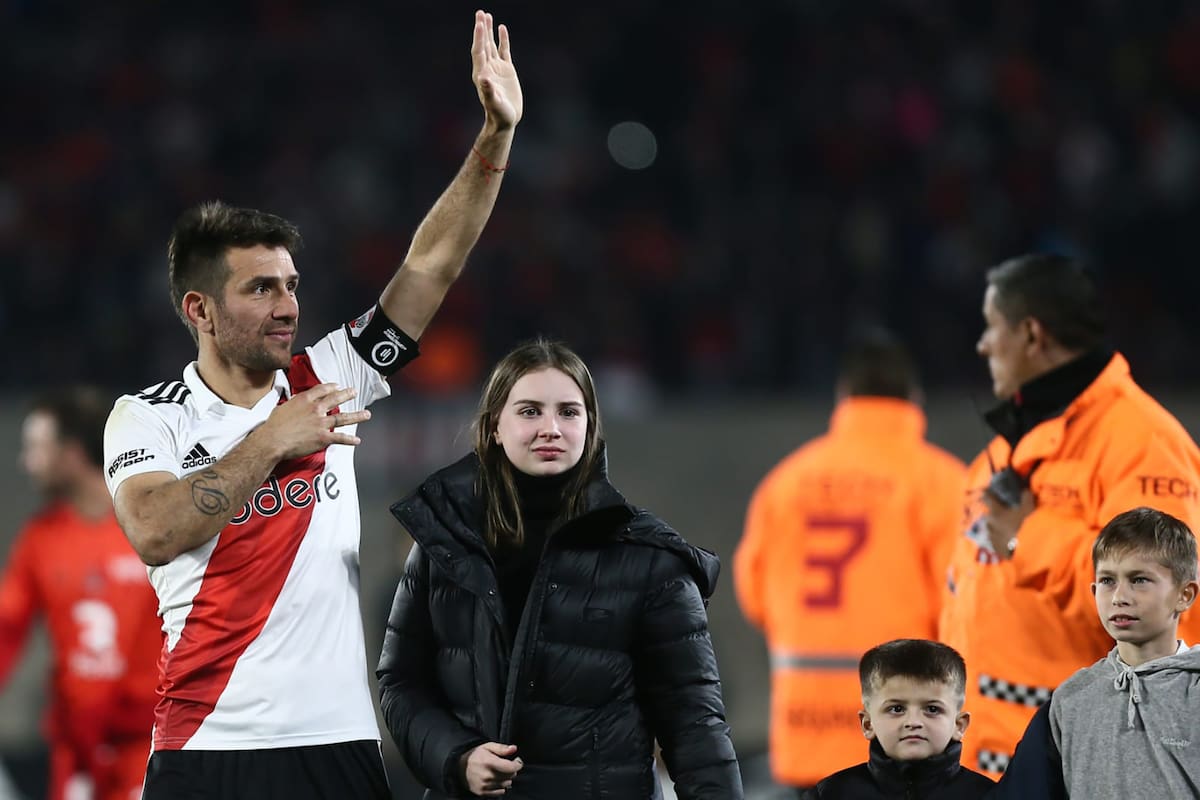 Leonardo Ponzio en su despedida como jugador de River, el 21 de septiembre de 2022; si bien ya había vuelto a trabajar en el Millonario, ahora le tocará desde un rol más protagónico
