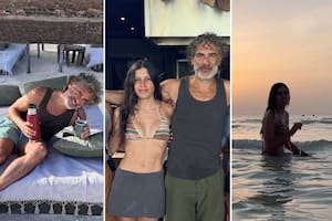 Las románticas vacaciones de Leonardo Sbaraglia junto a su novia en México