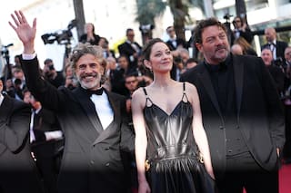 Un argentino en la alfombra roja, junto a una ganadora del Oscar y máxima estrella francesa