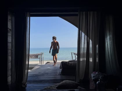 Leonardo Sbaraglia y su novia disfrutaron de unos días de descanso en una paradisíaca isla de México