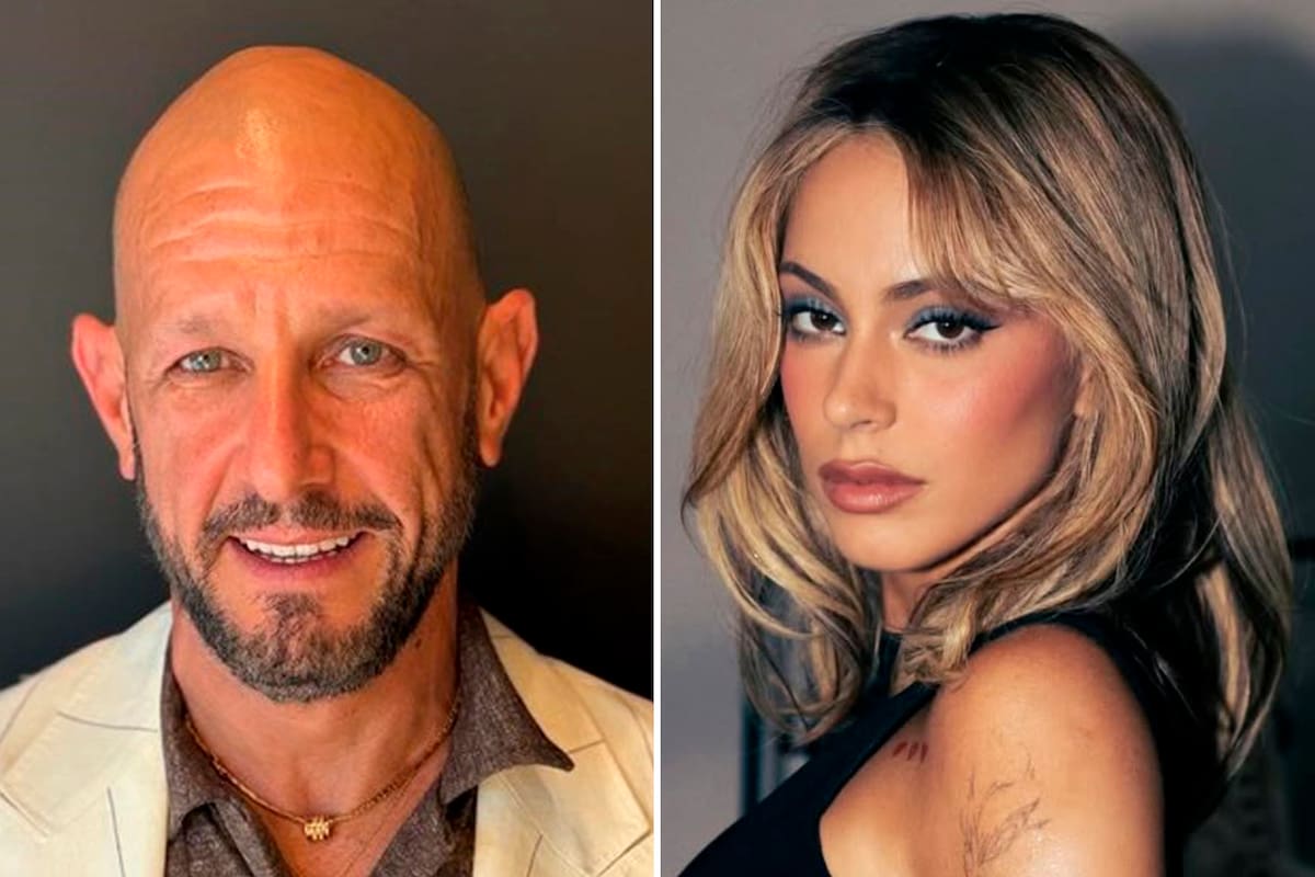 Leonardo Scatturice y Tini Stoessel