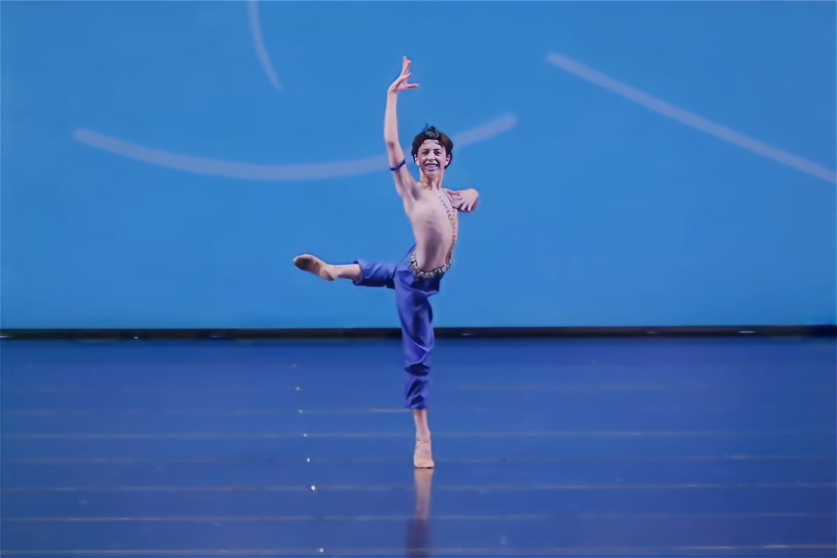 Leonel Galeppi López obtuvo en el YAGP una beca para formarse en la Royal Ballet School