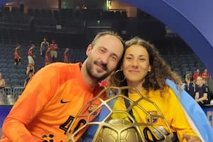 Leonel Maciel no ingresó en la final, pero sí lo hizo en el duelo previo que Barcelona ganó en el Final Four