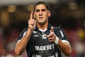 Leonel Picco festeja un gol convertido para Remo ante Inter de Porto Alegre por el Brasileirao 2026