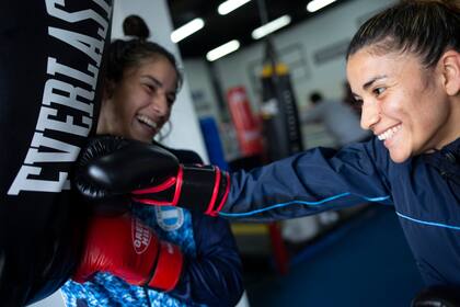 Leonela y Dayana Sanchez, boxeadoras de la seleccion argentina que competirán en los Juegos Panamericanos Lima2019