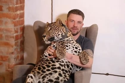 Alexander Volkov decidió adoptar al felino y llevarlo a su casa para evitar que el animal se pusiera peor por estar separado de él