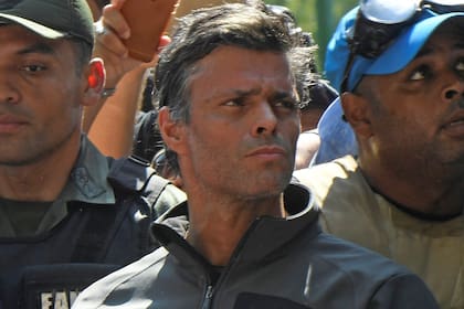 Leopoldo López, anteayer, tras ser liberado