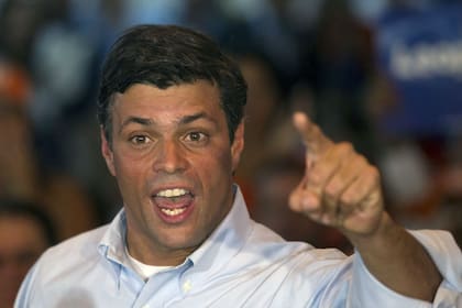 Leopoldo López, cuando fue precandidato presidencial en 2011