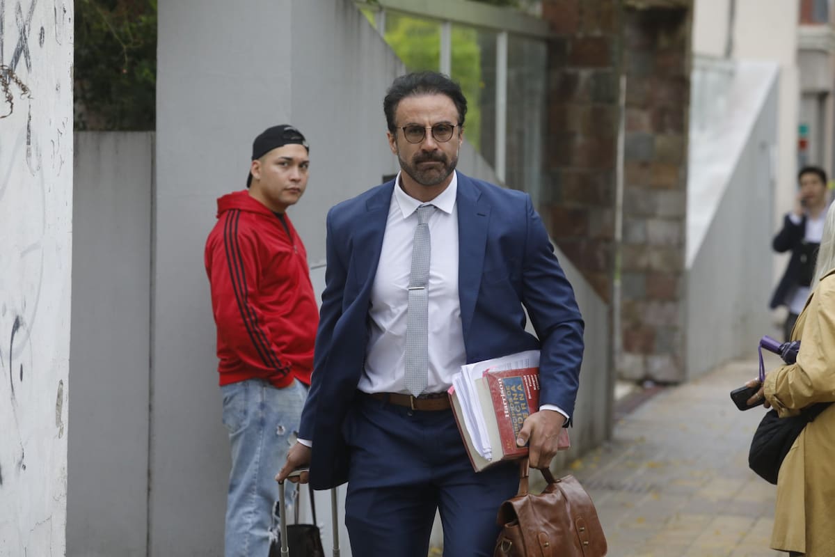 Leopoldo Luque llega a los tribunales de San Isidro