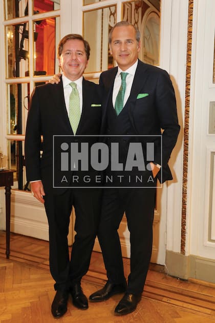 Leopoldo Montes y Javier Iturrioz, que fue el encargado de ambientar el salón Versailles del Alvear.