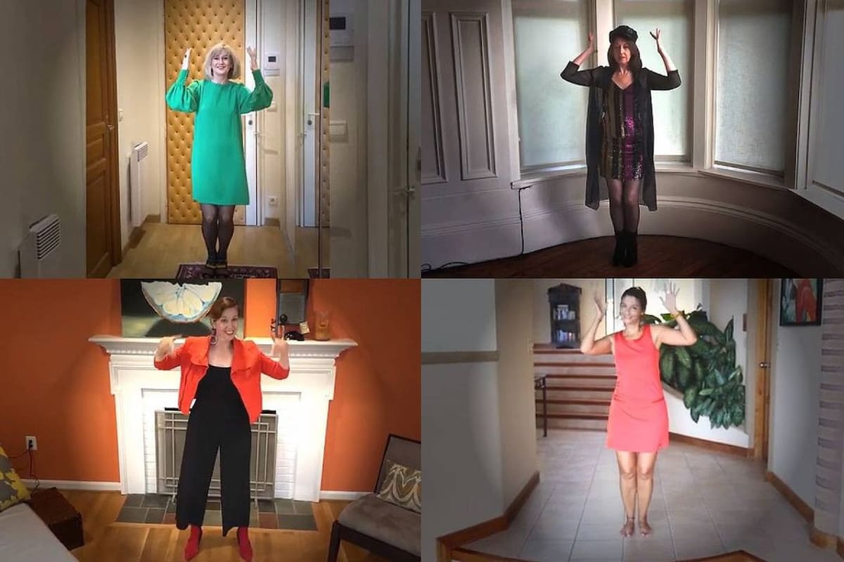 Les Horribles Cernettes en su versión cuarentena