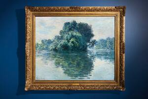 Les Îles de Port-Villez (Las islas de Port-Villez, 1883), de Claude Monet