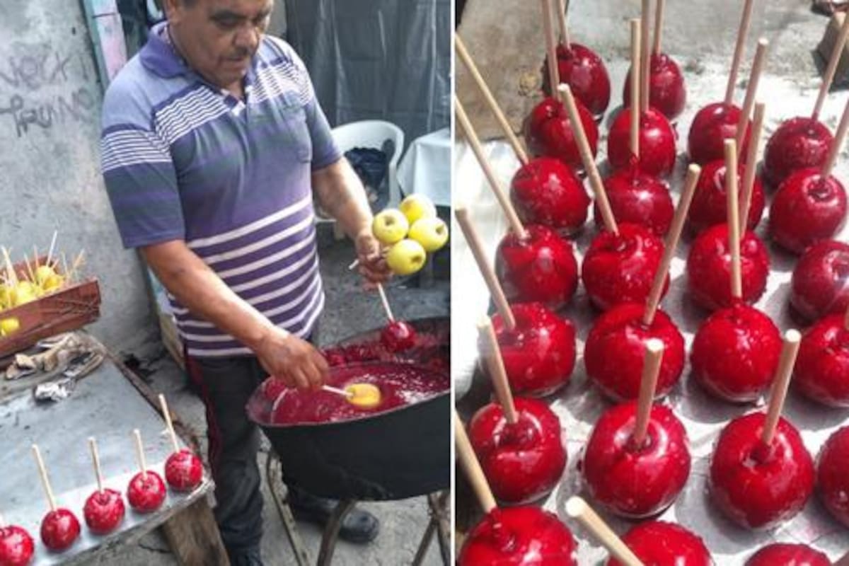 Les pidieron más de mil manzanas con caramelo, pero luego les dieron la noticia que les iba a generar una gran pérdida