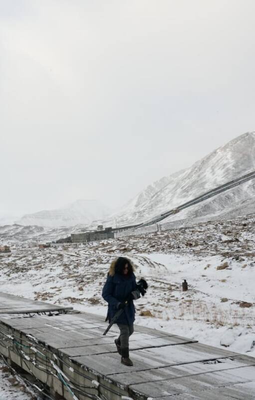 Lestido en Pyramiden, islas Svalbard