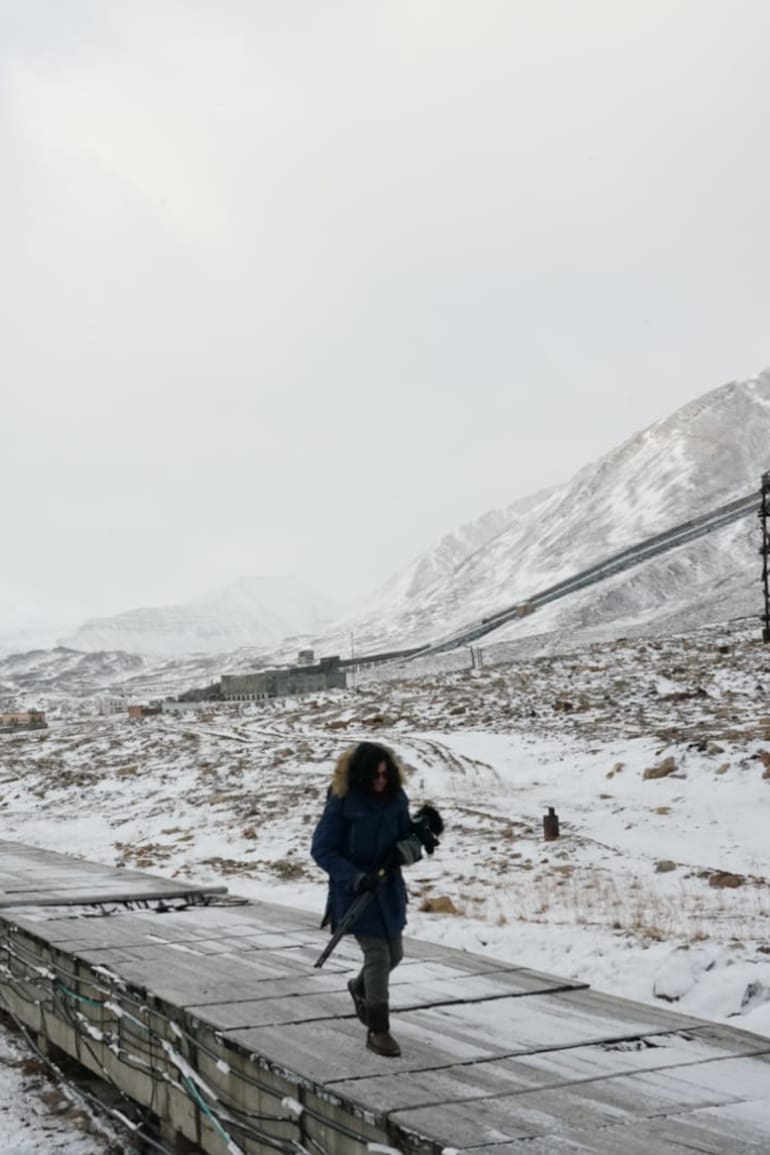 Lestido en Pyramiden, islas Svalbard
