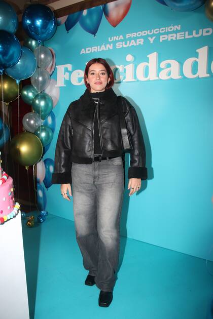 Leticia Siciliani acompañó a su hermana, Griselda, en su noche de estreno.