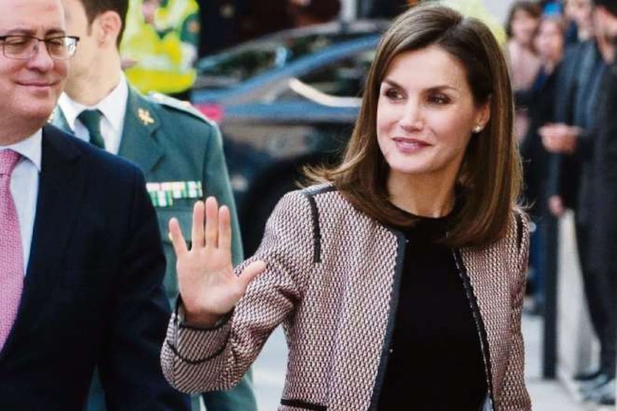 Letizia reapareció ayer en público tras el escándalo con Sofía