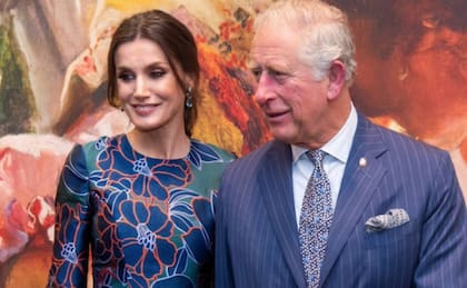 Letizia y Carlos en la National Gallery