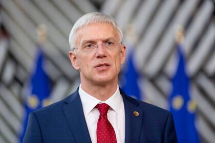 El primer ministro de Letonia, Krisjanis Karins