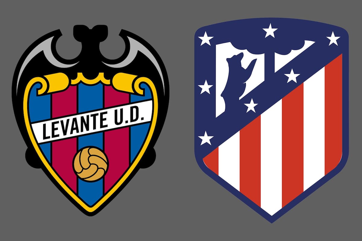 Levante y Atlético de Madrid disputaron uno de los encuentros de la jornada del fútbol español