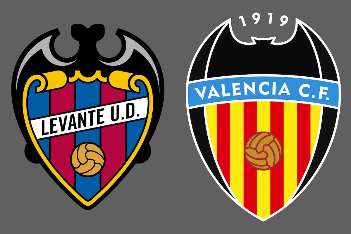 Levante y Valencia disputaron uno de los encuentros de la jornada del fútbol español