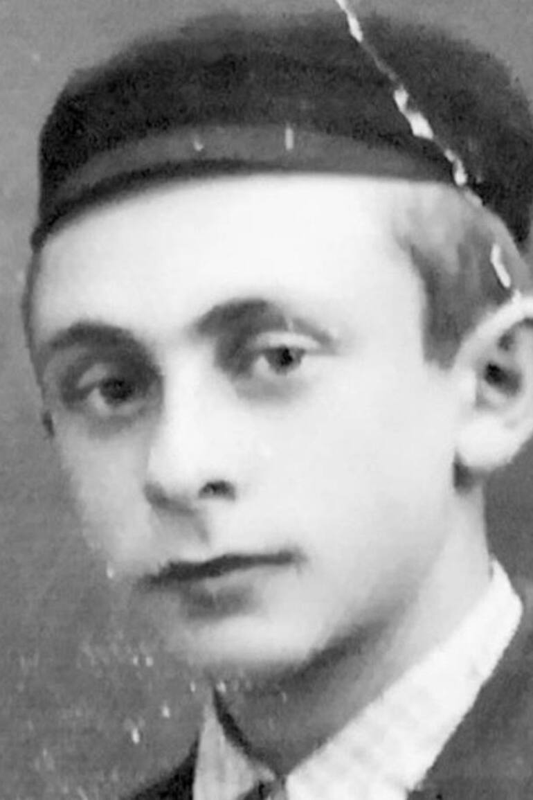 Levi Lerman en un retrato que se tomó antes de comenzar el horror de la Segunda Guerra Mundial