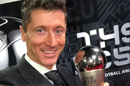 Lewandowski, con el premio The Best al mejor futbolista de 2021