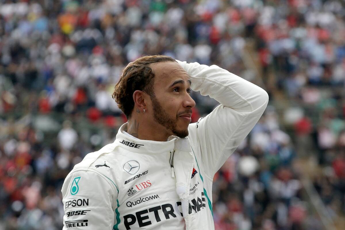 Lewis Hamilton, campeón en México