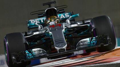 Lewis Hamilton fue el más rápido en los ensayos de Abu Dhabi