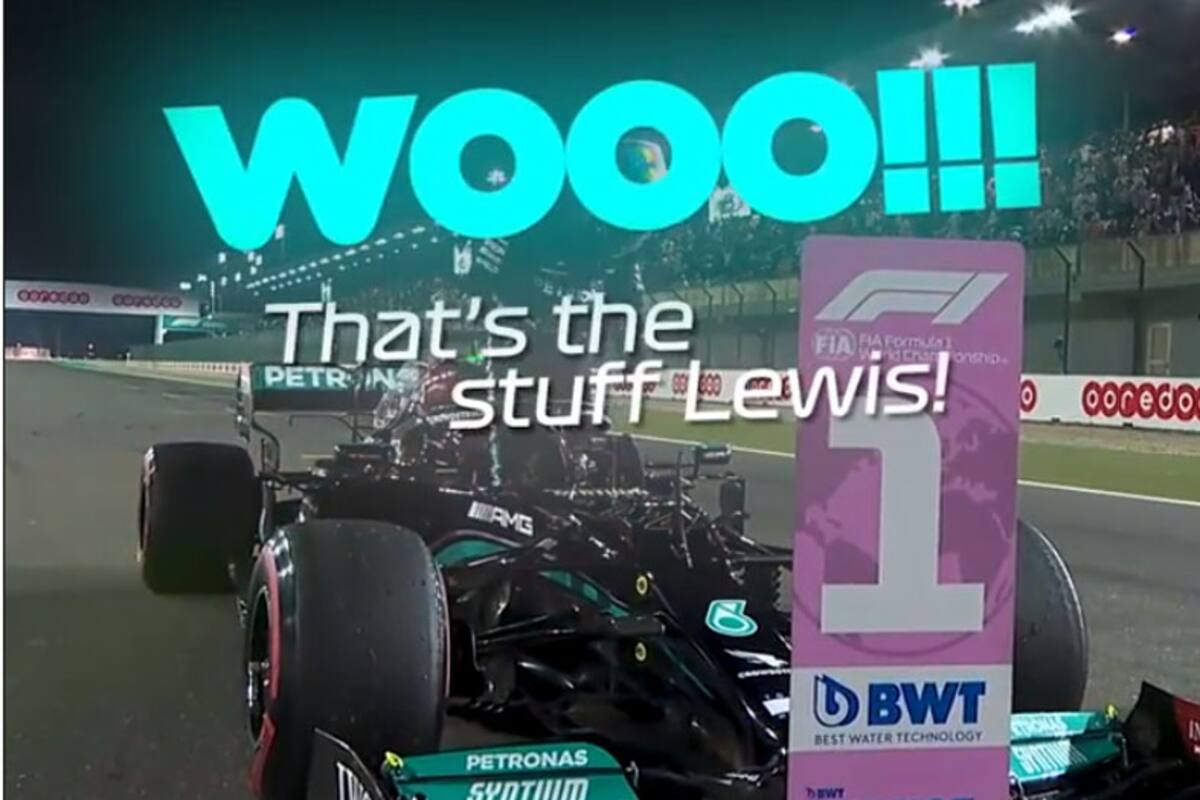 Lewis Hamilton marcó el mejor tiempo en Qatar