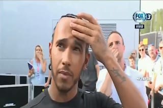 Tragedia en la Fórmula 2: la reacción de Hamilton mientras daba una entrevista