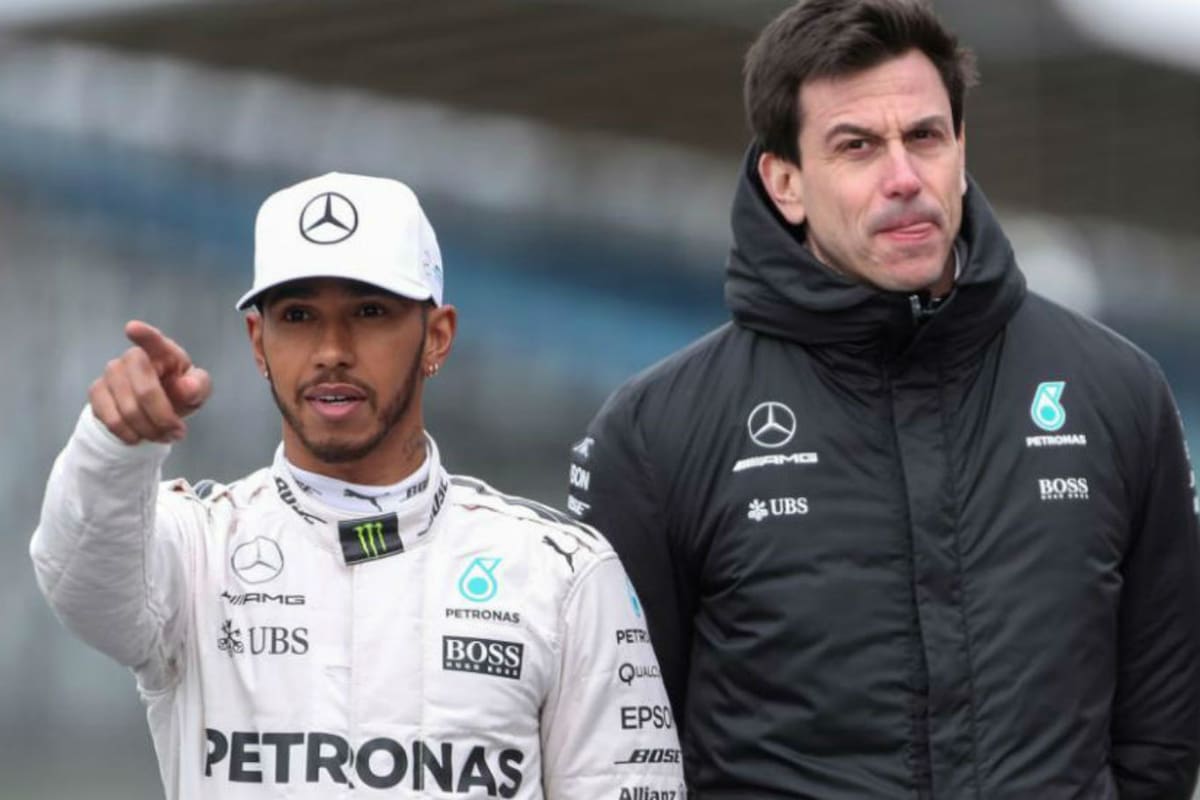 Lewis Hamilton y Toto Wolff