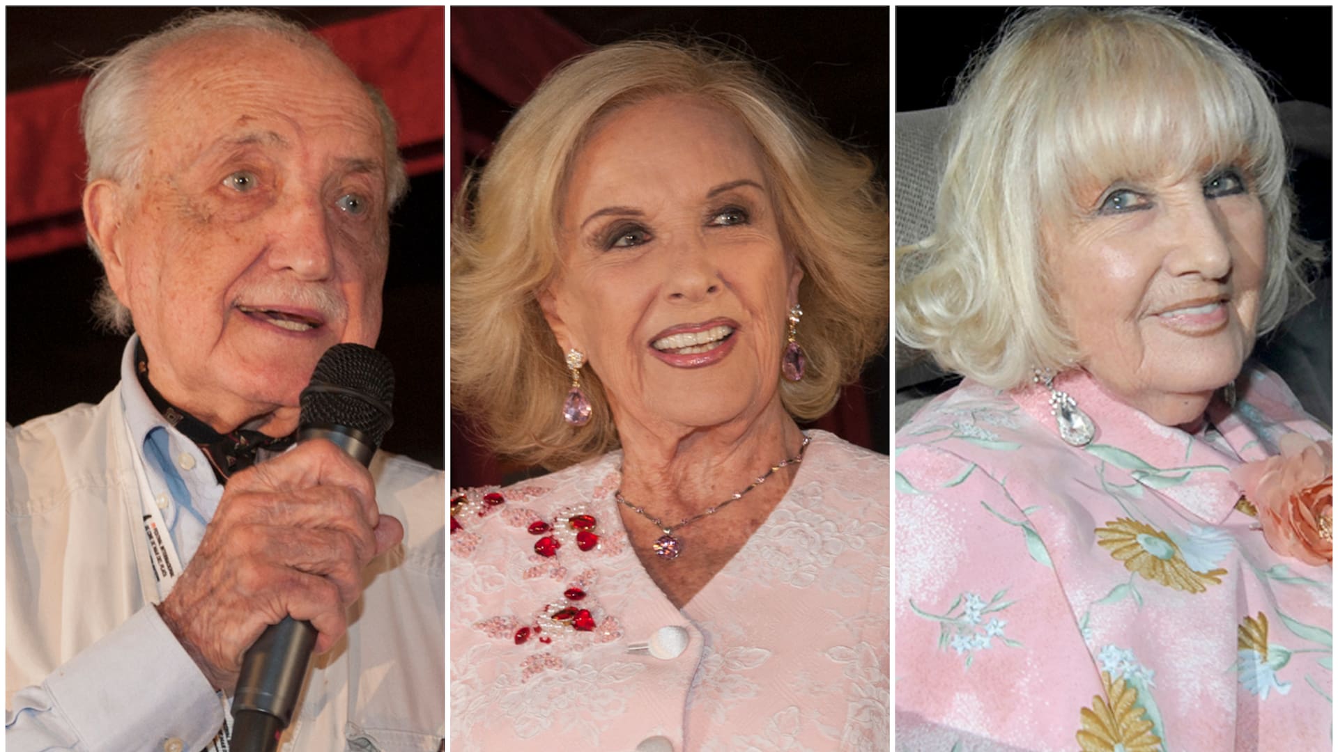Ley primera. José, Mirtha y Silvia cumplieron con el pedido de unidad que les hizo su madre en la boda de uno de ellos