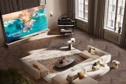 LG Magnit es una pantalla de 136 pulgadas con resolución 4K para montar un cine en casa