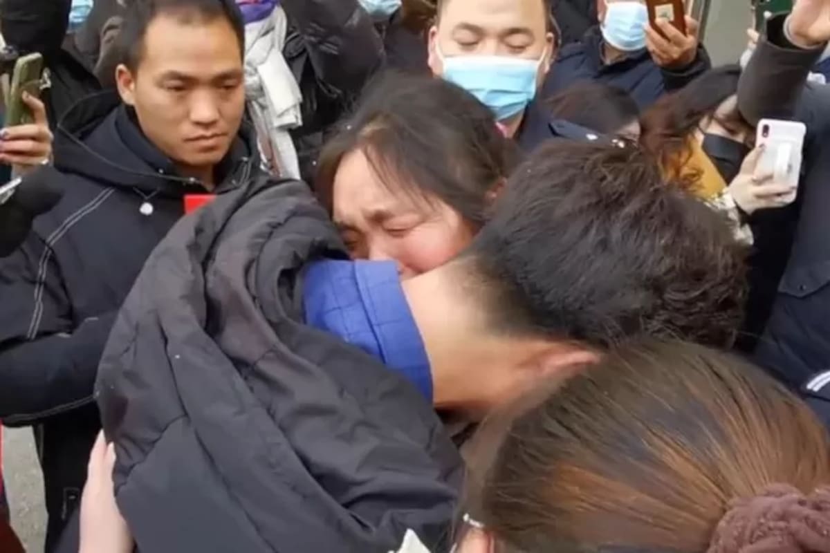 Li Jingwei se reunió con su madre este 1 de enero, luego de más de tres décadas de separación.