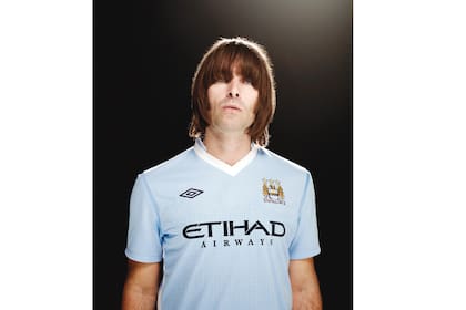 Liam Gallagher, ex Oasis, quien para muchos es directamente un hooligan de Manchester City