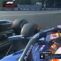 El insólito choque de los ex compañeros Lawson y Verstappen en... ¡un entrenamiento!