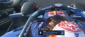 El insólito choque de los ex compañeros Lawson y Verstappen en... ¡un entrenamiento!