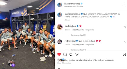 Licha compartió una foto de los referentes del plantel
