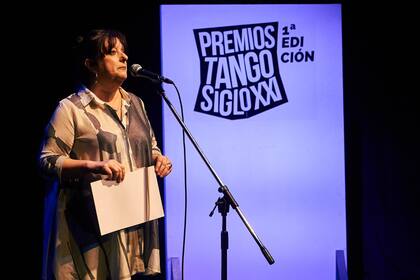 Lidia Borda, ganadora del premio Tango XXI