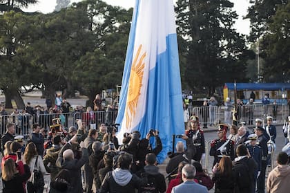 Acto por el Día de la Bandera en Rosario