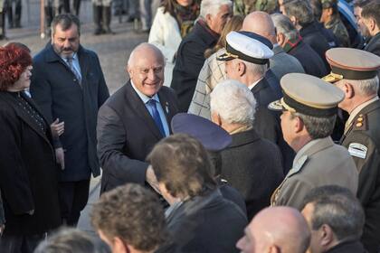 Lifschitz asistió al acto por el Día de la Bandera en Rosario