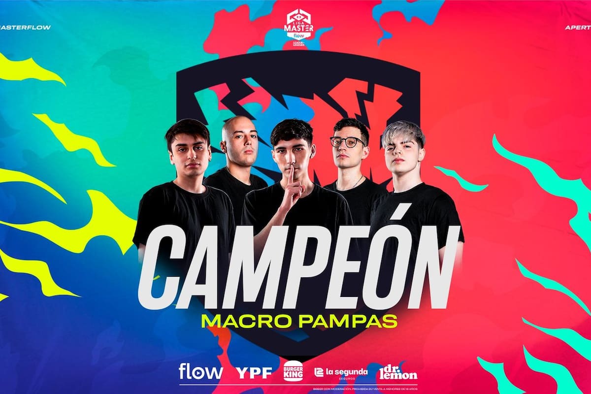 Liga Master Flow: Pampas es el nuevo campeón Argentino de LOL