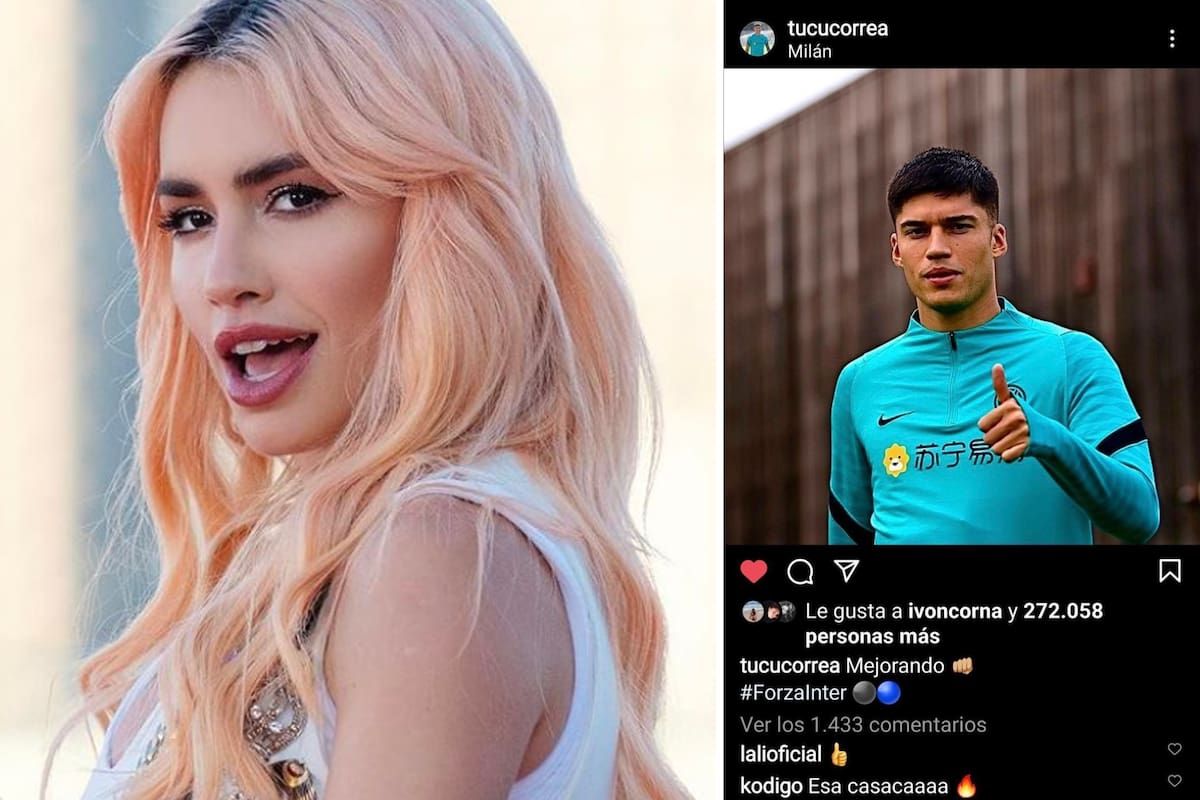 Likes de aquí y de allá. Qué pasa entre Lali Espósito y el Tucu Correa