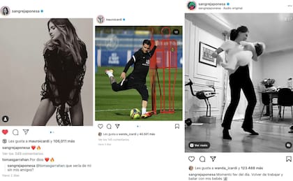 Likes que vienen y van cuando todo era normalidad y paz entre Wanda Nara, Mauro Icardi y la China Suárez